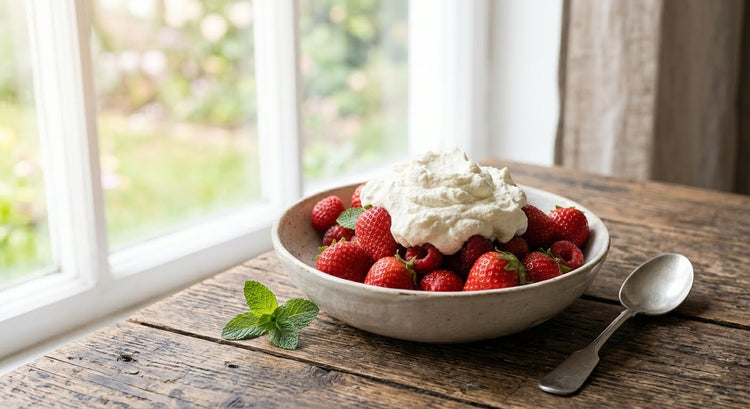 Strawberries and cream